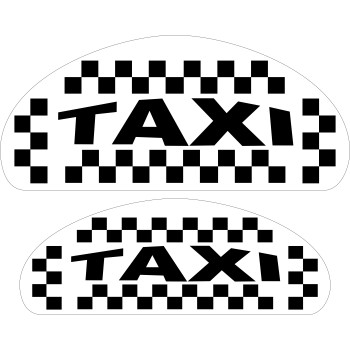 Matrica szabad jelző Taxira 2 db/cs