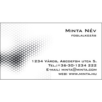 Névjegykártya 1 oldalas, 60 db/cs. - 87