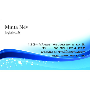 Névjegykártya 1 oldalas, 60 db/cs. - 95