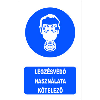 Légzésvédő használata kötelező (gáz)