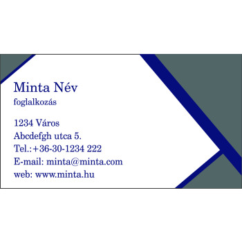 Névjegykártya 1 oldalas, 60 db/cs. - 57
