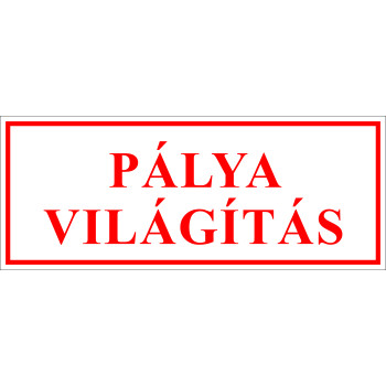 Pálya világítás