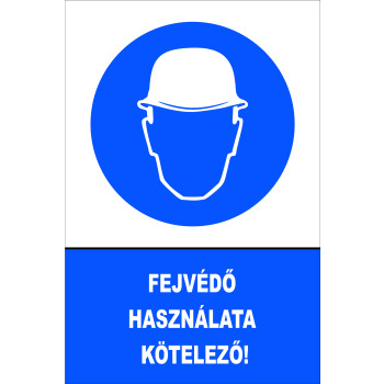 Fejvédő használata kötelező!