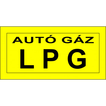 LPG autó gáz matrica