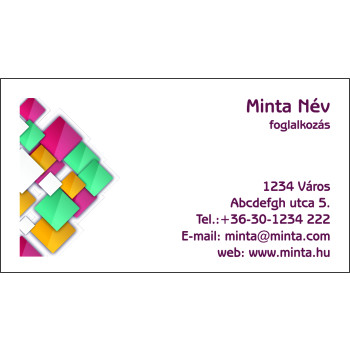 Névjegykártya 1 oldalas, 60 db/cs. - 77
