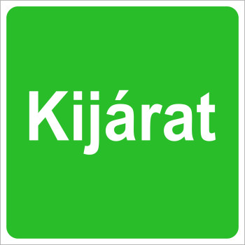 Kijárat