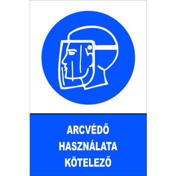 Arcvédő használata kötelező!