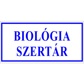 Biológia szertár