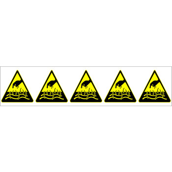 Piktogram 5 db/ív forró folyadék