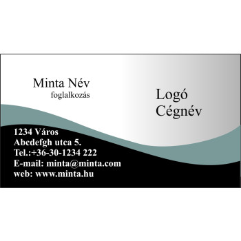 Névjegykártya 2 oldalas, 60 db/cs. - 07