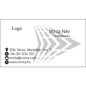 Névjegykártya 1 oldalas, 60 db/cs. - 07