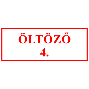 Öltöző 4