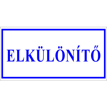 Elkülönítő