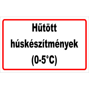 ANTSZ matrica -Hűtött húskészítmények