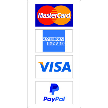 Bankkártya elfogadóhely matrica