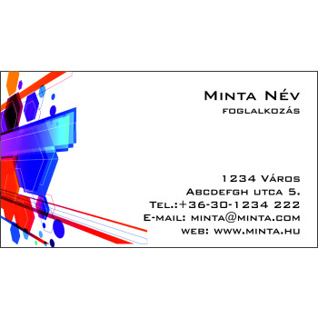 Névjegykártya 1 oldalas, 60 db/cs. - 73