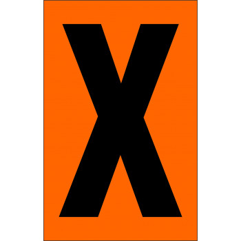 ADR narancsárga tábla X