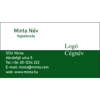 Névjegykártya 1 oldalas, 60 db/cs. - 26