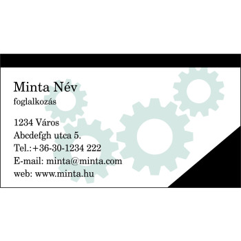 Névjegykártya 1 oldalas, 60 db/cs. - 53