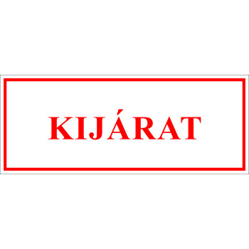 Kijárat