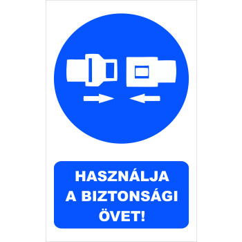 Használja a biztonsági övet