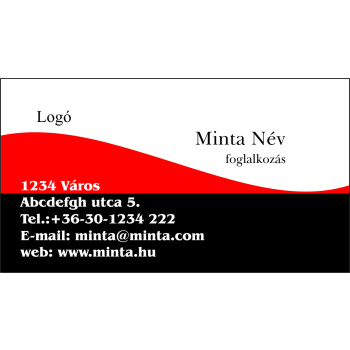 Névjegykártya 1 oldalas, 60 db/cs. - 48