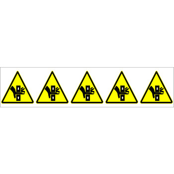 Piktogram 5 db/ív Kéz préselése