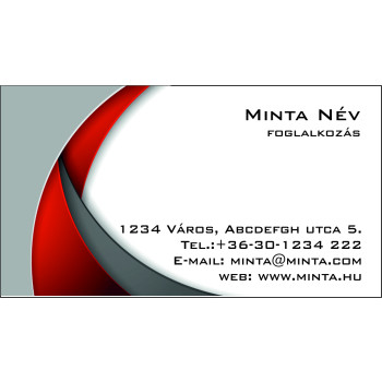 Névjegykártya 1 oldalas, 60 db/cs. - 88