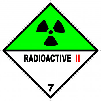 ADR bárca 7 II radioaktív anyagok