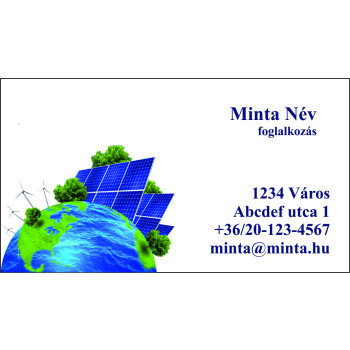 Névjegykártya 1 oldalas, 60 db/cs. - 128