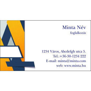 Névjegykártya 1 oldalas, 60 db/cs. - 91