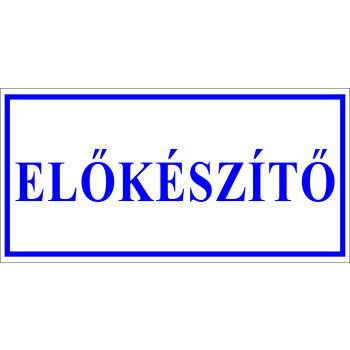 Előkészítő