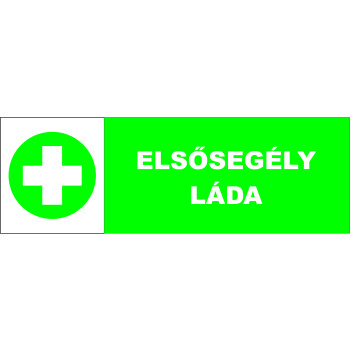Elsősegély láda matrica