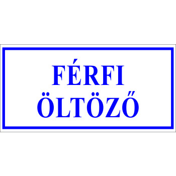 Férfi öltöző