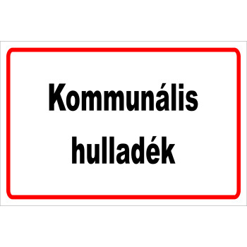 ANTSZ matrica - Kommunális hulladék