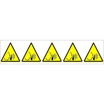 Piktogram 5 db/ív Hangos zaj