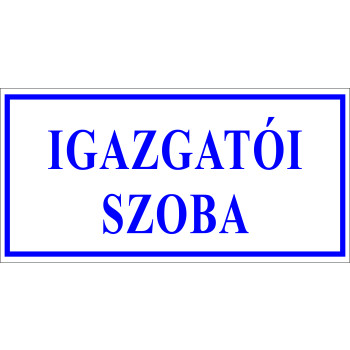 Igazgatói szoba