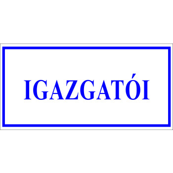 Igazgatói