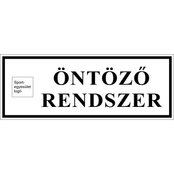 Öntöző rendszer matrica