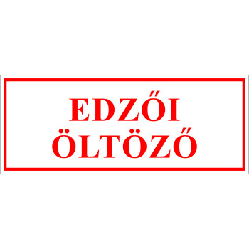 Edzői öltöző