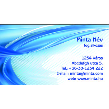 Névjegykártya 1 oldalas, 60 db/cs. - 80