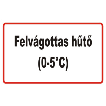 ANTSZ matrica -Felvágottas hűtő