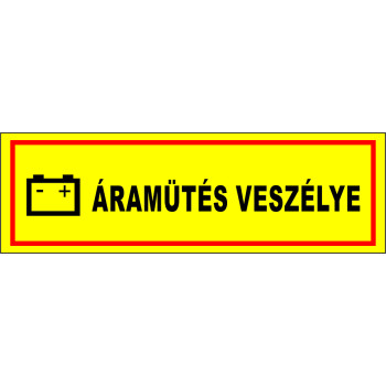 Áramütés veszélye akkumulátor