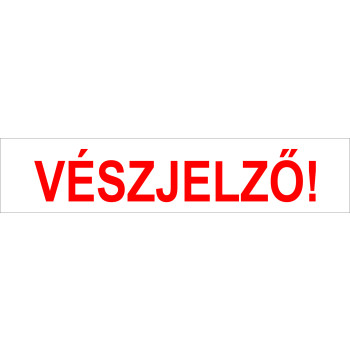 Vonat matrica- Vészjelző