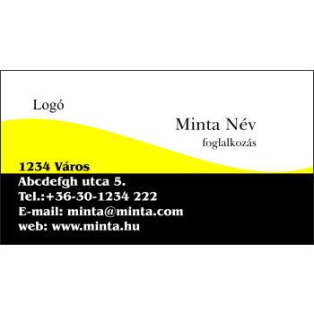 Névjegykártya 1 oldalas, 60 db/cs. - 47