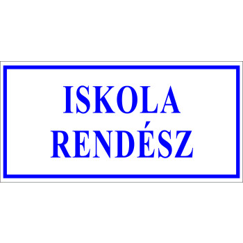 Iskola rendész