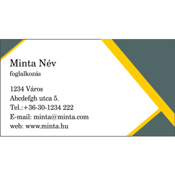 Névjegykártya 1 oldalas, 60 db/cs. - 58
