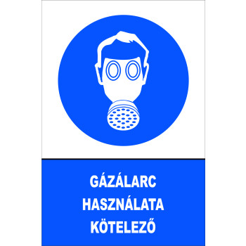 Gázálarc használata kötelező!