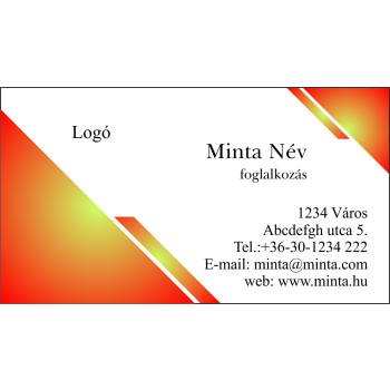 Névjegykártya 1 oldalas, 60 db/cs. - 50