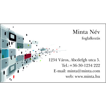 Névjegykártya 1 oldalas, 60 db/cs. - 92